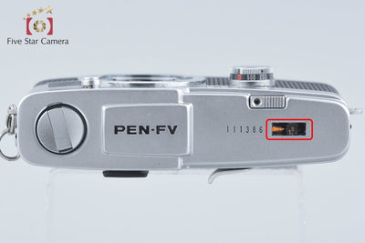 【中古】OLYMPUS オリンパス PEN FV シルバー フィルム一眼レフカメラ