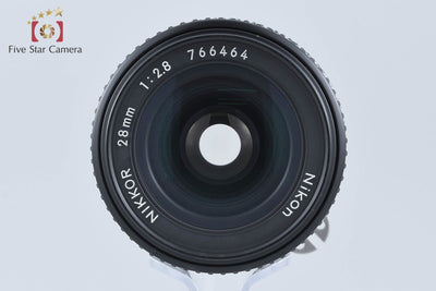 【中古】Nikon ニコン Ai-S NIKKOR 28mm f/2.8 2026.9月 オーバーホール済み