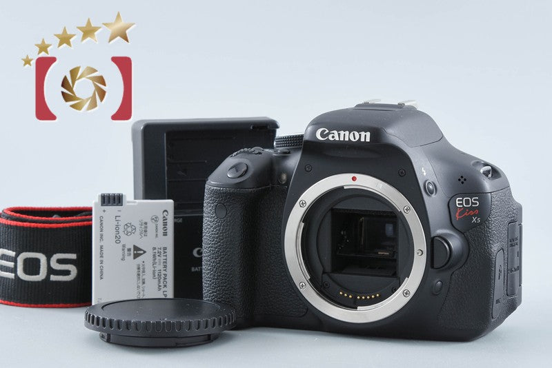 【中古】Canon キヤノン EOS Kiss X5 デジタル一眼レフカメラ