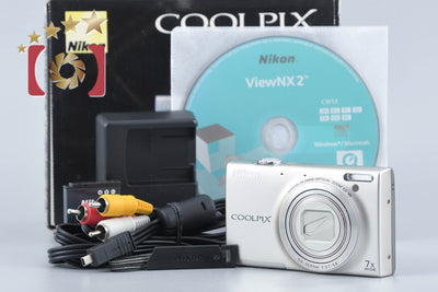 【中古】Nikon ニコン COOLPIX S6100 シャンパンシルバー コンパクトデジタルカメラ 元箱付き