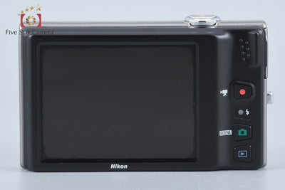 【中古】Nikon ニコン COOLPIX S6100 シャンパンシルバー コンパクトデジタルカメラ 元箱付き