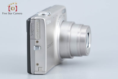 【中古】Nikon ニコン COOLPIX S6100 シャンパンシルバー コンパクトデジタルカメラ 元箱付き