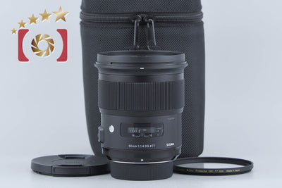 【中古】SIGMA シグマ Art 50mm f/1.4 DG HSM ニコン用