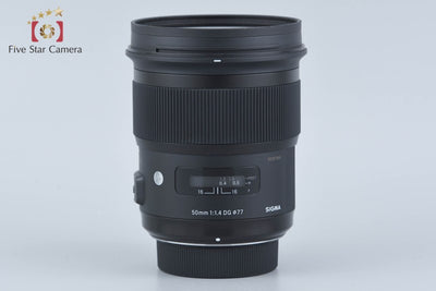【中古】SIGMA シグマ Art 50mm f/1.4 DG HSM ニコン用