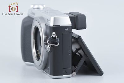 【中古】Panasonic パナソニック LUMIX DMC-GX7 シルバー ミラーレス一眼カメラ シャッター回数僅少