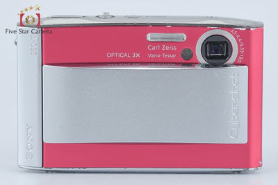 【中古】SONY ソニー Cyber-Shot DSC-T5 レッド コンパクトデジタルカメラ