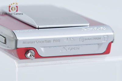 【中古】SONY ソニー Cyber-Shot DSC-T5 レッド コンパクトデジタルカメラ