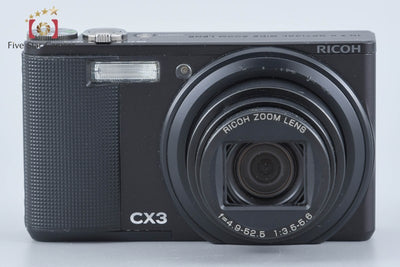 【中古】RICOH リコー CX3 ブラック コンパクトデジタルカメラ シャッター回数僅少
