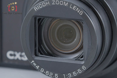 【中古】RICOH リコー CX3 ブラック コンパクトデジタルカメラ シャッター回数僅少