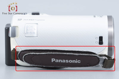 【中古】Panasonic パナソニック HC-V360M ホワイト デジタルハイビジョンビデオカメラ