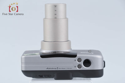 【中古】Canon キヤノン Autoboy S PANORAMA グレージュチタン コンパクトフィルムカメラ
