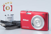 【中古】Nikon ニコン COOLPIX S2900 レッド コンパクトデジタルカメラ