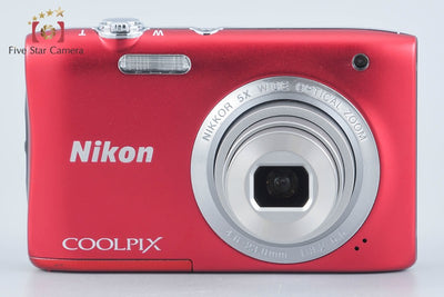 【中古】Nikon ニコン COOLPIX S2900 レッド コンパクトデジタルカメラ