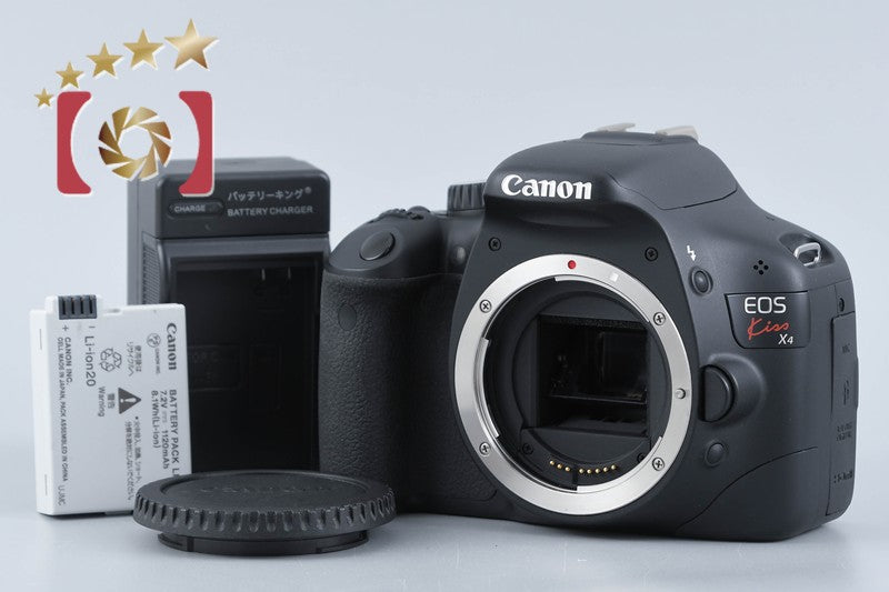 【中古】Canon キヤノン EOS Kiss X4 デジタル一眼レフカメラ
