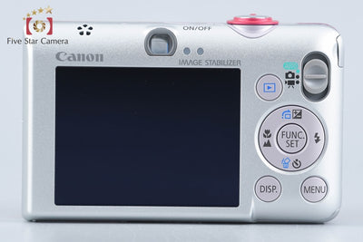 【中古】Canon キヤノン IXY Digital 110 IS レッド コンパクトデジタルカメラ 元箱付き