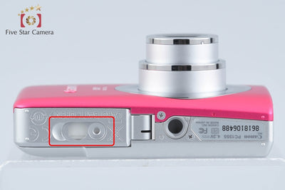 【中古】Canon キヤノン IXY Digital 110 IS レッド コンパクトデジタルカメラ 元箱付き