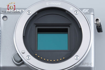 【中古】SONY ソニー α NEX-5T シルバー パワーズームレンズキット シャッター回数僅少 多言語対応