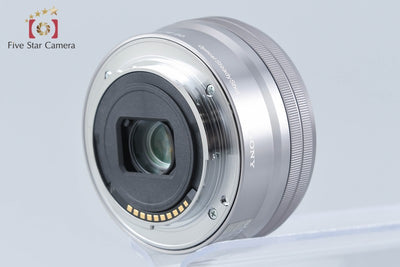 【中古】SONY ソニー α NEX-5T シルバー パワーズームレンズキット シャッター回数僅少 多言語対応