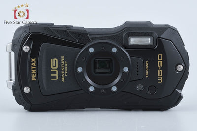 【中古】RICOH リコー PENTAX ペンタックス WG-90 ブラック 防水アクションカメラ シャッター回数僅少 元箱付き