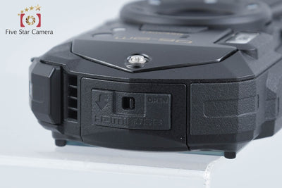 【中古】RICOH リコー PENTAX ペンタックス WG-90 ブラック 防水アクションカメラ シャッター回数僅少 元箱付き