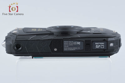 【中古】RICOH リコー PENTAX ペンタックス WG-90 ブラック 防水アクションカメラ シャッター回数僅少 元箱付き