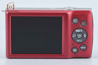【中古】Canon キヤノン IXY 200 レッド コンパクトデジタルカメラ
