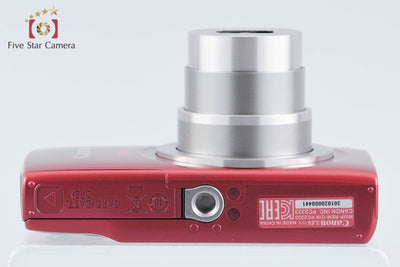 【中古】Canon キヤノン IXY 200 レッド コンパクトデジタルカメラ