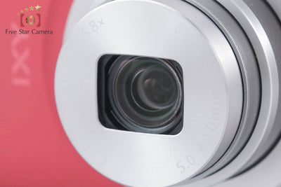 【中古】Canon キヤノン IXY 200 レッド コンパクトデジタルカメラ