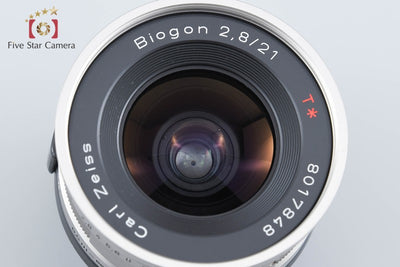【中古】CONTAX コンタックス Carl Zeiss Biogon 21mm f/2.8 T* + GF-21mm ビューファインダー