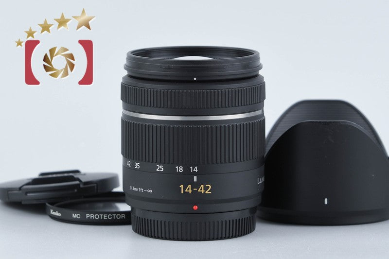 【中古】Panasonic パナソニック LUMIX G VARIO 14-42mm f/3.5-5.6 ASPH. MEGA O.I.S. H-FS014042