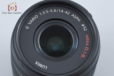 【中古】Panasonic パナソニック LUMIX G VARIO 14-42mm f/3.5-5.6 ASPH. MEGA O.I.S. H-FS014042