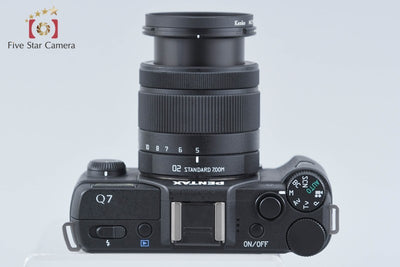 【中古】PENTAX ペンタックス Q7 ズームレンズキット ブラック シャッター回数僅少