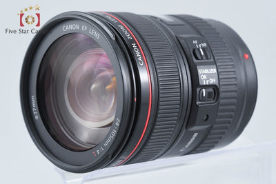 【中古】Canon キヤノン EF 24-105mm f/4 L IS USM 元箱付き