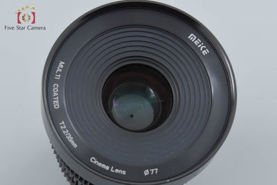 【中古】Meike メイケ 35mm T2.2 シネマレンズ マイクロフォーサーズマウント用