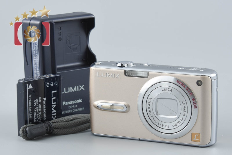 【中古】Panasonic パナソニック LUMIX DMC-FX07 グロスゴールド コンパクトデジタルカメラ