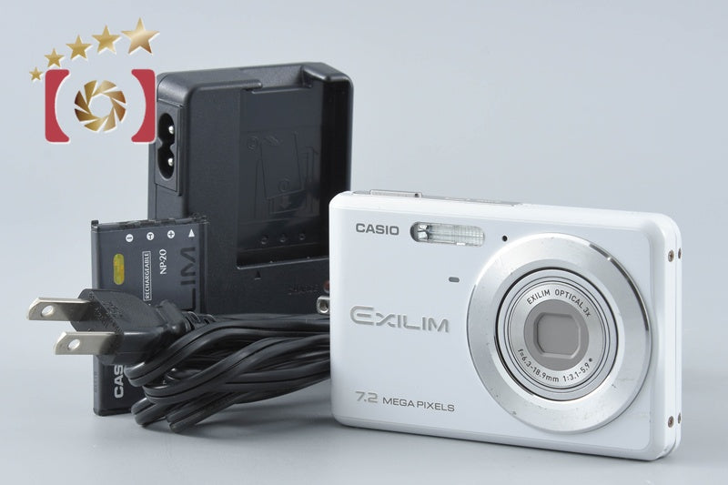 【中古】Casio カシオ EXILIM EX-Z77 ホワイト コンパクトデジタルカメラ