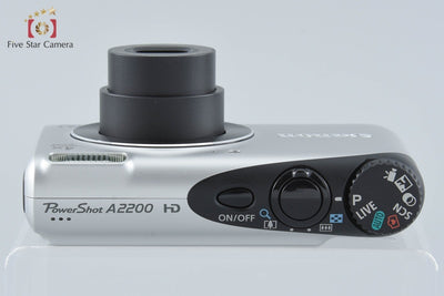【中古】Canon キヤノン PowerShot A2200 シルバー コンパクトデジタルカメラ
