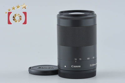 【中古】Canon キヤノン EF-M 55-200mm f/4.5-6.3 IS STM ブラック