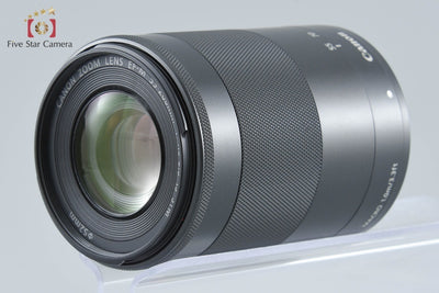 【中古】Canon キヤノン EF-M 55-200mm f/4.5-6.3 IS STM ブラック