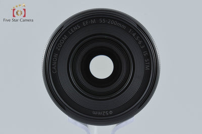 【中古】Canon キヤノン EF-M 55-200mm f/4.5-6.3 IS STM ブラック