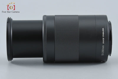 【中古】Canon キヤノン EF-M 55-200mm f/4.5-6.3 IS STM ブラック