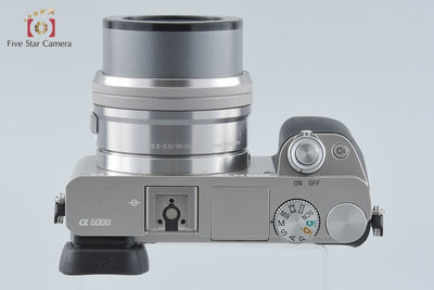 【中古】SONY ソニー α6000 ILCE-6000 ホワイト パワーズームレンズキット シャッター回数僅少 海外版
