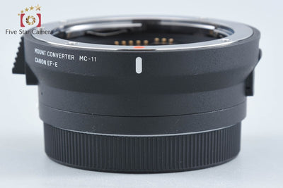 【中古】SIGMA シグマ マウントコンバーター MC-11 Canon EF-E用 Canon EF → ソニーEマウント 元箱付き
