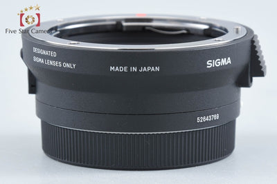 【中古】SIGMA シグマ マウントコンバーター MC-11 Canon EF-E用 Canon EF → ソニーEマウント 元箱付き