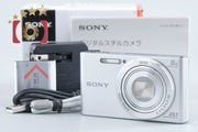 【中古】SONY ソニー Cyber-Shot DSC-W830 シルバー コンパクトデジタルカメラ 元箱付き