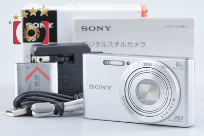 【中古】SONY ソニー Cyber-Shot DSC-W830 シルバー コンパクトデジタルカメラ 元箱付き