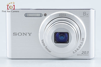 【中古】SONY ソニー Cyber-Shot DSC-W830 シルバー コンパクトデジタルカメラ 元箱付き