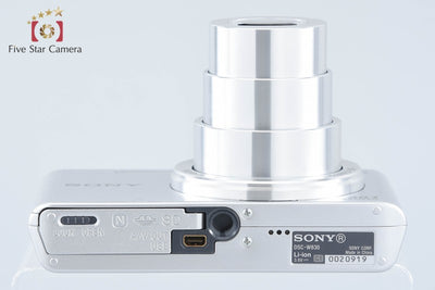 【中古】SONY ソニー Cyber-Shot DSC-W830 シルバー コンパクトデジタルカメラ 元箱付き