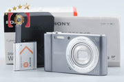 【中古】SONY ソニー Cyber-shot DSC-W810 シルバー デジタルスチルカメラ 元箱付き