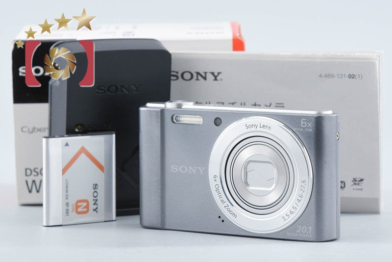 【中古】SONY ソニー Cyber-shot DSC-W810 シルバー デジタルスチルカメラ 元箱付き